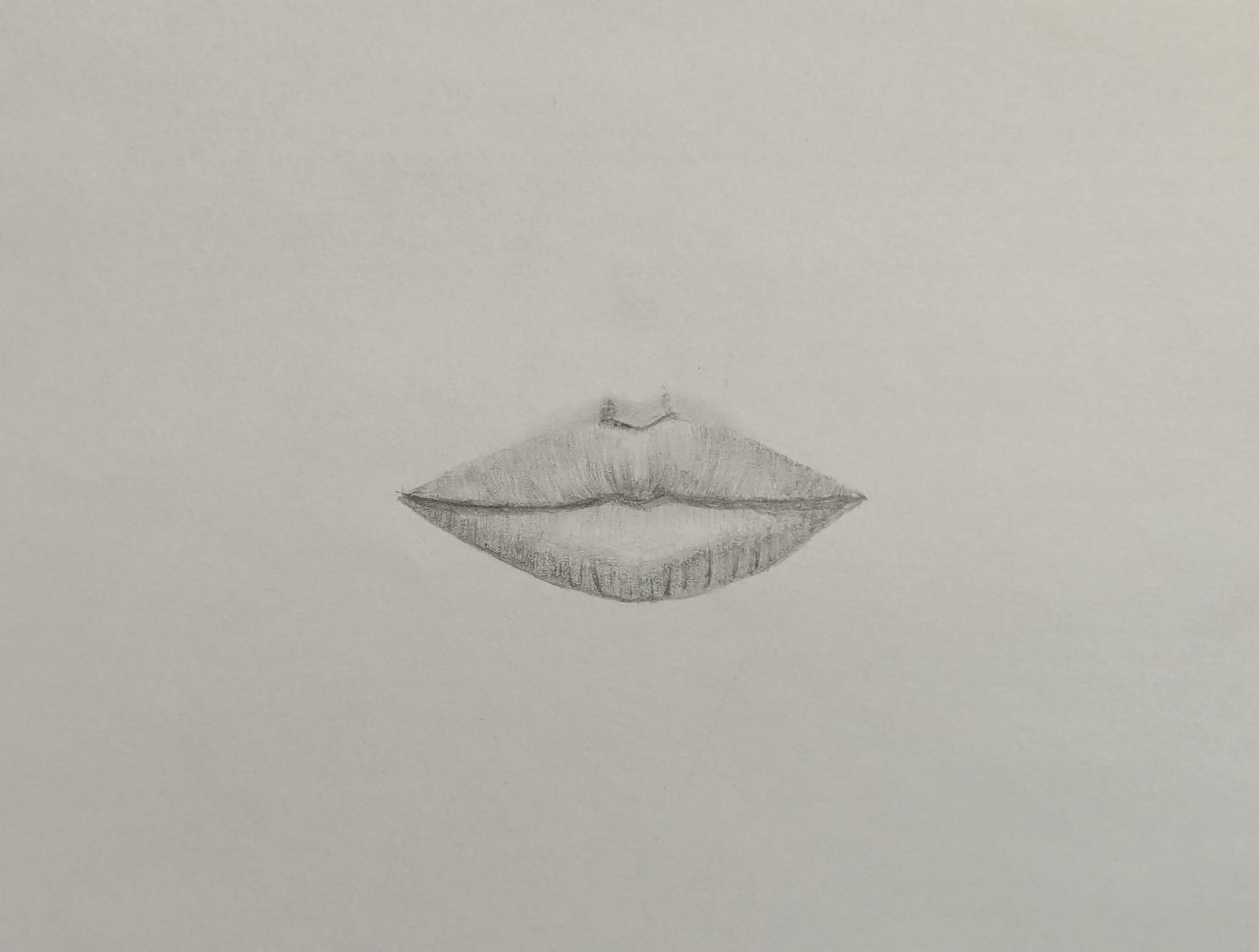 Pencil sketch of Lips